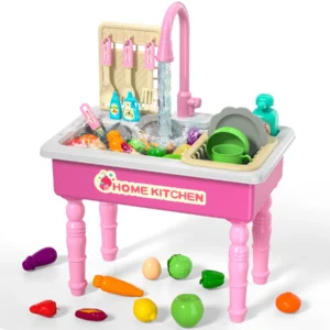 Play Kitchen Sink Toy with Running Water